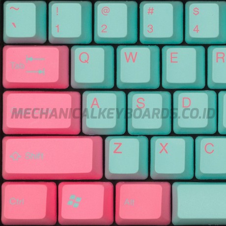 Tai Hao Miami Pbt Double Shot Keycap Set Mechanicalkeyboards Co Id